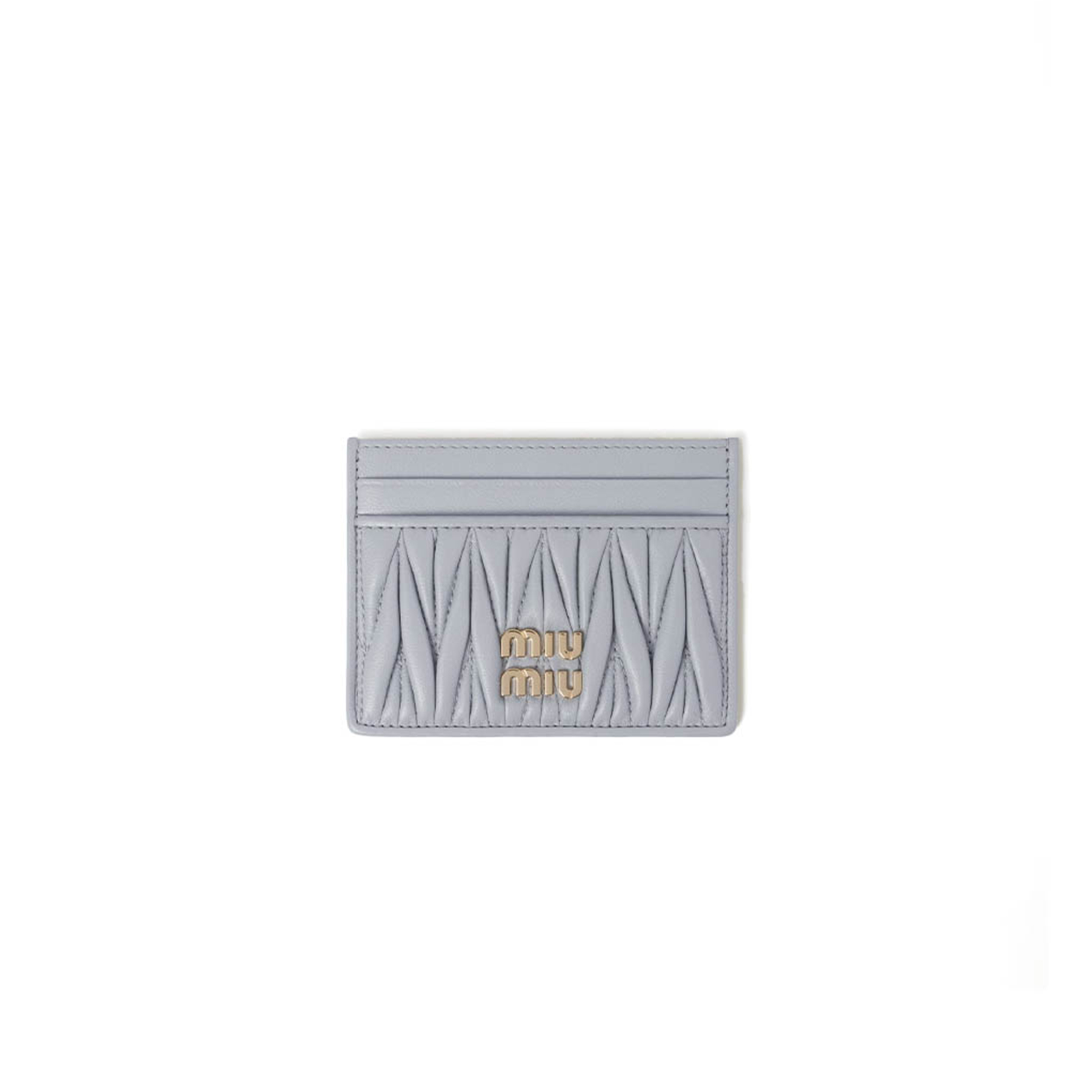 MIU MIU MATELASSÉ NAPPA LEATHER CARD HOLDER 5MC076 (10.5*8cm)